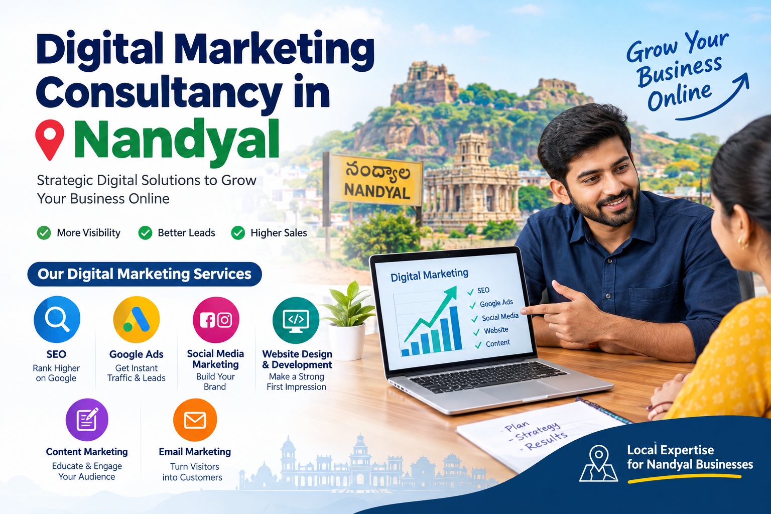 Digital Marketing Consultancy in Nandyal: Grow Your Business Online